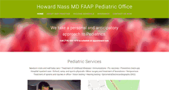 Desktop Screenshot of doctor-nass-pediatrics.com